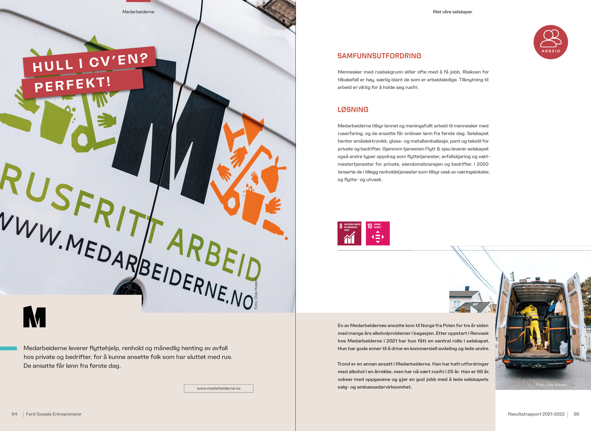Side om Medarbeiderne